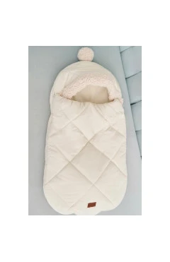 Зимовий конверт-кокон BABY молочний (ромб), арт. 2085