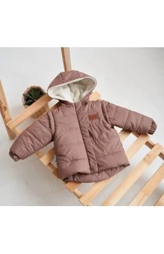 Демисезонна куртка трансформер для мальчиков Super Jacket. коричневый, арт. 10129