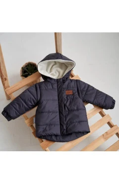 Демисезонная куртка трансформер для мальчиков Super Jacket. серый графит, арт. 10127