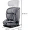 Автокрісло Kinderkraft Oneto3 i-Size cool grey (KCONE300GRY0000), арт. 301121