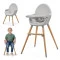 Стульчик для кормления 2 в 1 Kinderkraft Fini 2 grey (KHFINI02GRY0000), арт. 301173