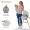 Стульчик для кормления 2 в 1 Kinderkraft Fini 2 grey (KHFINI02GRY0000), арт. 301173