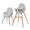 Стульчик для кормления 2 в 1 Kinderkraft Fini 2 grey (KHFINI02GRY0000), арт. 301173