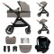 Универсальная коляска 3 в 1 Kinderkraft Esme sand beige, арт. 00-00305286