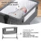 Приставная кроватка-люлька Kinderkraft Neste Grow Grey Melange (KCNEGR00GRY0000),  код товара: 301192