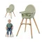 Стульчик для кормления 2 в 1 Kinderkraft Fini 2 green (KHFINI02GRE0000), арт. 301172