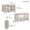 Ліжко-манеж з пеленатором Kinderkraft Joy 2 beige (KLJOY02BEG000AC), арт. 301168