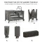 Ліжко-манеж з пеленатором Kinderkraft Joy 2 dark grey (KLJOY02DGR000AC), арт. 301167