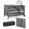 Ліжко-манеж з пеленатором Kinderkraft Joy 2 dark grey (KLJOY02DGR000AC), арт. 301167