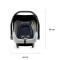 Автокресло-переноска Kinderkraft Mink Black Melange (KKFMINKBLK0000),  код товара: 201923