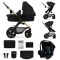 Универсальная коляска 3 в 1 Kinderkraft Moov 2 Air pure black (KSMOOV02BLK0000), арт. 301205