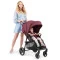 Прогулочная коляска Kinderkraft Grande 2020 burgundy, арт. 202388