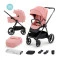 Універсальна коляска 2 в 1 Kinderkraft Nea ash pink (KSNEA000PNK2000), арт. 301029
