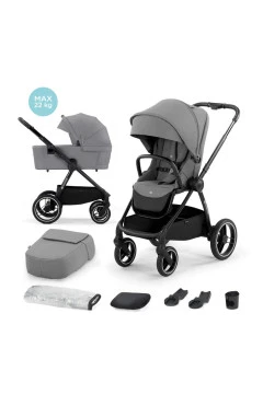 Универсальная коляска 2 в 1 Kinderkraft Nea platinum grey, арт. 301032