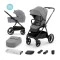 Универсальная коляска 2 в 1 Kinderkraft Nea platinum grey, арт. 301032