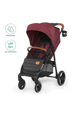 Прогулянкова коляска Kinderkraft Grande LX burgundy (KKWGRANBRG00LX), арт. 348545
