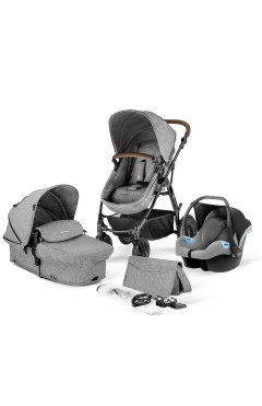 Універсальний візочок 3 в 1 Kinderkraft Moov Gray Melange (KKWMOOVGRYM0NC)