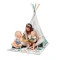 Розвиваючий килимок-палатка 3 в 1 kinderkraft little gardener, арт. 300708