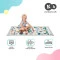 Розвиваючий килимок-палатка 3 в 1 kinderkraft little gardener, арт. 300708