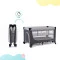 Ліжко-манеж Kinderkraft Leody grey (KCLEOD00GRY0000), арт. 300705