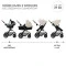 Універсальна коляска 3 в 1 Kinderkraft Moov 2 moonlight gray (KSMOOV02GRYEV00), арт. 301190
