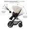 Універсальна коляска 3 в 1 Kinderkraft Moov 2 moonlight gray (KSMOOV02GRYEV00), арт. 301190