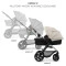 Універсальна коляска 3 в 1 Kinderkraft Moov 2 moonlight gray (KSMOOV02GRYEV00), арт. 301190