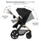 Универсальная коляска 3 в 1 Kinderkraft Moov 2 pure black (KSMOOV02BLKEV00), арт. 301189