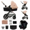 Универсальная коляска 3 в 1 Kinderkraft Moov 2 sand beige (KSMOOV02BEGEV00), арт. 301191
