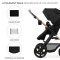 Универсальная коляска 3 в 1 Kinderkraft Moov 2 pure black (KSMOOV02BLKEV00), арт. 301189