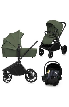 Коляска 3 в 1 Lionelo MIKA PLUS 3IN1 green olive