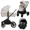 Коляска 3 в 1 Lionelo MIKA PLUS 3IN1 beige sand