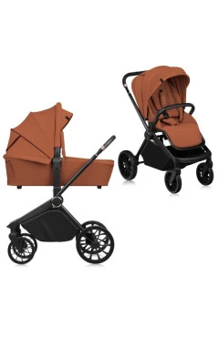 Коляска 2 в 1 Lionelo MIKA PLUS brown rust