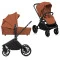 Коляска 2 в 1 Lionelo MIKA PLUS brown rust