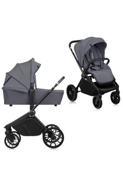 Коляска 2 в 1 Lionelo MIKA PLUS grey stone