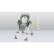 Стільчик для годування з функцією гойдалки Lionelo LAURICE green olive
