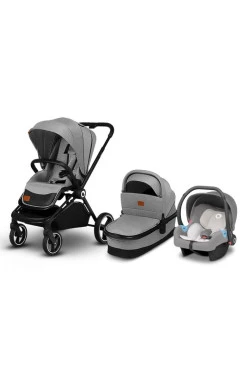 Универсальная коляска Lionelo MIKA 3IN1 grey stone серый
