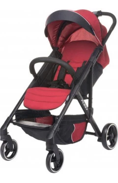 Коляска прогулочная 4Baby Flexy (цвет - red), чехол на ножки, красный
