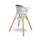 Стільчик для годування Caretero Bravo Grey, код товару: TERO-7590