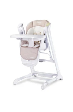 Стільчик для годування + гойдалка 2 в 1 Caretero Indigo Beige