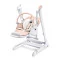 Стільчик для годування + гойдалка 2 в 1 Caretero Indigo Powder Pink, код товару: TERO-765