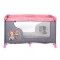 Манеж-кровать Lorelli MOONLIGHT 1L (pink travelling) серий/розовый,  код товара: MOONLIGHT 1L-pink travel