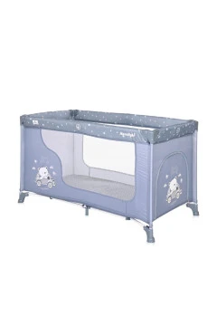 Манеж Lorelli MOONLIGHT 1L (silver blue car), голубий