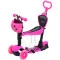 Самокат 5в1 iTrike Maxi JR 3-026-B (pink),розовый,  код товара: JR 3-026-B pink