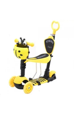 Самокат 5в1 iTrike Maxi JR 3-026-B (yellow),желтый