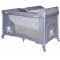 Манеж-кровать Lorelli MOONLIGHT 2L (silver blue car) с пеленатором, синий,  код товара: MOONLIGHT 2L silver blue