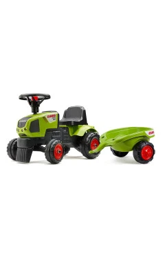 Дитячий трактор каталка з причепом Falk 1012B Baby Claas Axos 310