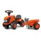 Детский трактор каталка з причепом Falk 260C Kubota,  код товара: 260C
