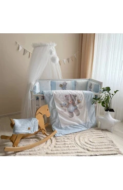 Комплект постільної білизни для новонародженого Kids toys блакитний, арт. 1122