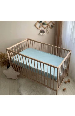 Простирадло муслін 120 х 60 блакитний, арт. 5182324